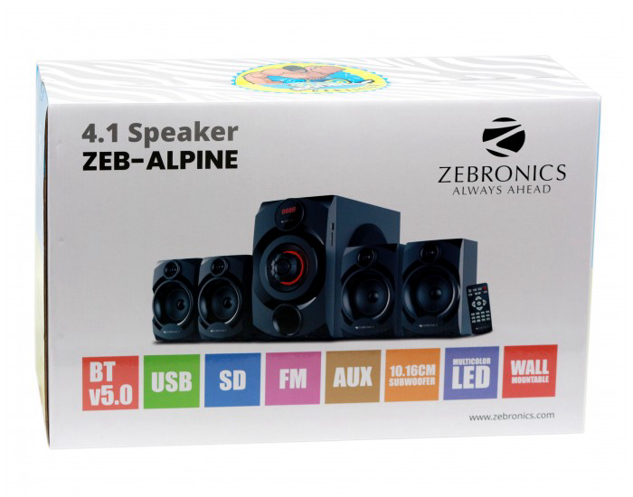 ZEBRONICS BLUETOOTH SPEAKER 4.1 ZEB ALPINE